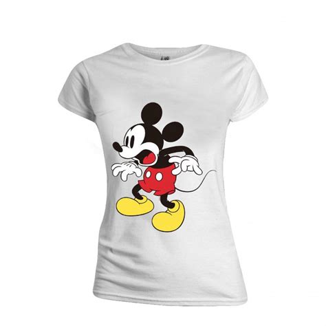 Disney T Shirt Mickey Mouse Shocking Face Girl Xl Afk Geekery — Boutique En Ligne 100