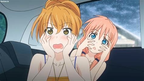 ゴールデンタイム Kouko Surprised Expression Upon Seeing Banri In A Swimsuit Golden Time Anime