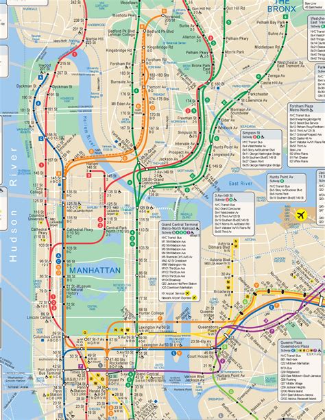 Nyc Metro Map With Streets Freddy Bernardine