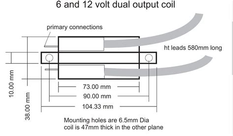 12 Volt Dual Lead Ignition Coil