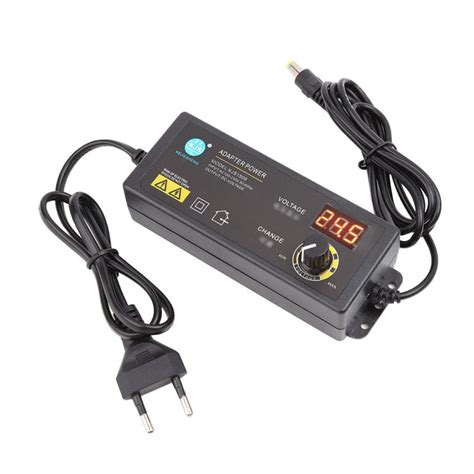 Universal Adjustable AC/DC Switching Power Adapter,100-240V to 3-12V 5A