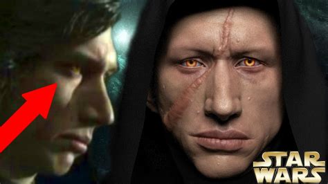 Star Wars The Last Jedi Kylo Rens Sith Eyes Explained Youtube