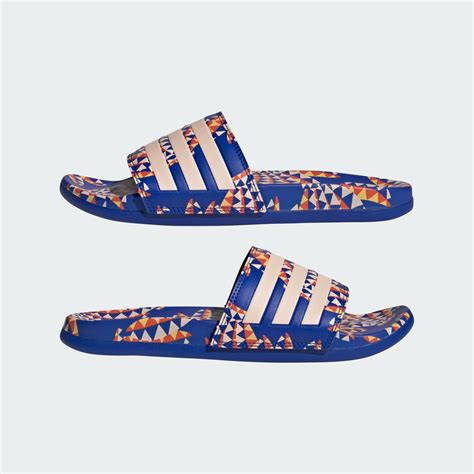 Adidas Adilette Comfort Sandals Blue Adidas Uae