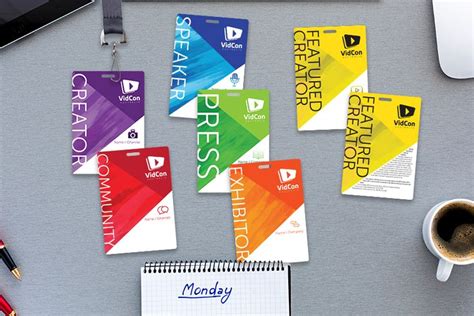 Some cards have recognized legal status. VidCon - Press Pass, Exhibitor Pass, Speaker Pass ...