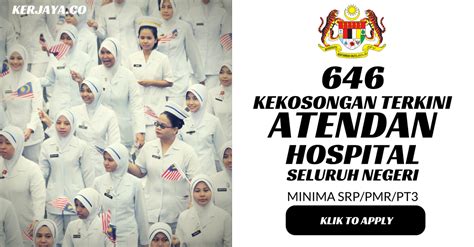 Tawaran jawatan dibuka di seluruh malaysia. Atendan Hospital Kementerian Kesihatan Malaysia (KKM ...