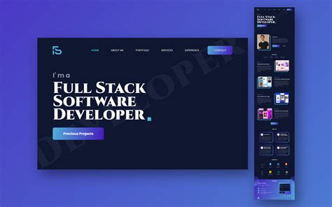 Full Stack Developer Portfolio Website On Behance