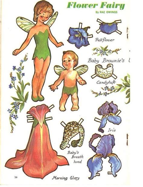 Fairy Paper Dolls Printable Free