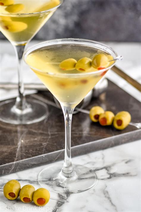 Dirty Martini Recipe Shake Drink Repeat