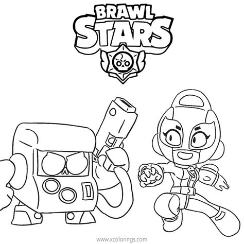 Max Brawl Stars Coloring Pages