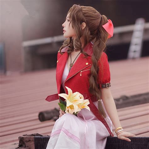 Us 7699 Final Fantasy Vii Remake Aerith Gainsborough Cosplay