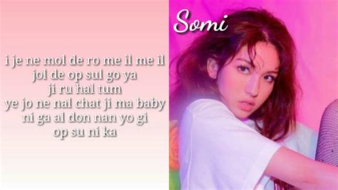 Somi Birthday Lyrics Youtube