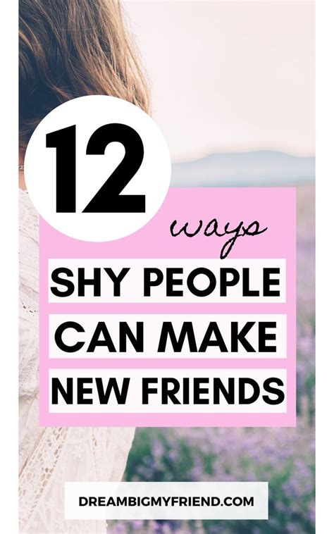 How To Be Less Shy Tips 12 Ways Shy People Can Make More Friends How To Becomes Less Shy
