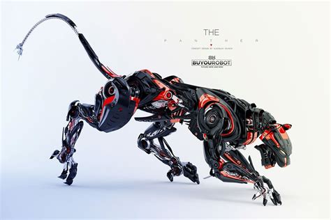 Panther Par Vladislav Ociacia Robot Animal Robot Concept Art Robots