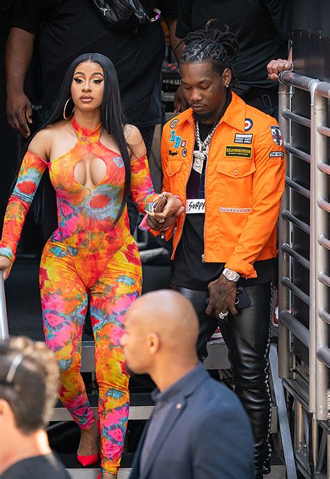 Cardi Bs Blue Catsuit Halloween Costume 2020 With Offset Photos Hollywood Life