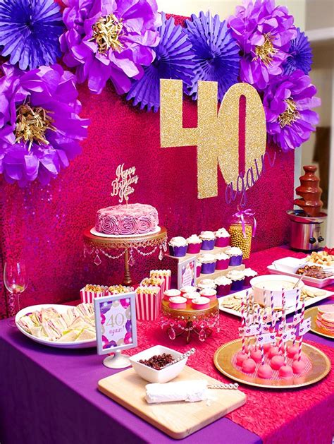 For my 40th birthday, i booked the whole place and had about 60 people there. 40 Again! 40th Birthday Party Celebration, gold glittered backdrop | dimeparty… | 40th birthday ...