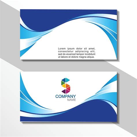 Creative Business Card Template 16529626 Vector Art At Vecteezy