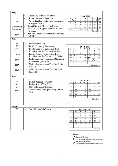 Deped Calendar Of Activities Get Calendar Update Theme