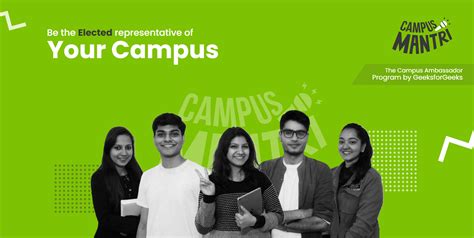 Campus Ambassador Program By Geeksforgeeks Geeksforgeeks