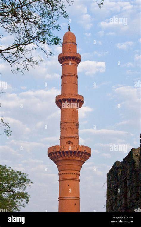 Chand Minar Inside Davagiri Fort In Daulatabad Near Aurangabad India