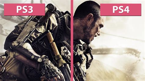 Call Of Duty Advanced Warfare Ps3 Vs Ps4 Graphics Comparison 60fps Full Hd Youtube