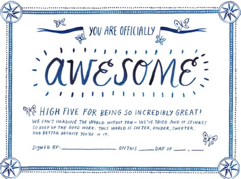 If you were awarded your degree by the roehampton institute/roehampton university, the awarding bodies are. Printable Certificate of Awesomeness!