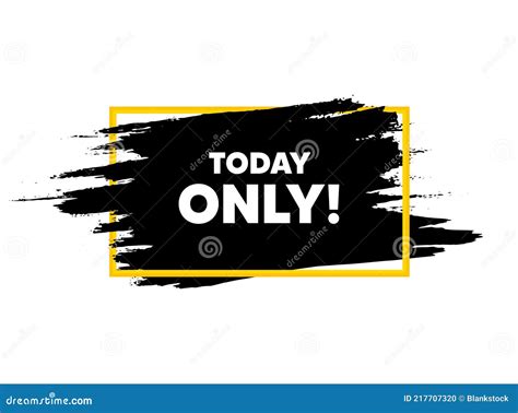 Today Only Sale Symbol Special Offer Sign Vector Stock Vector