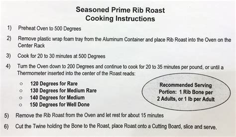 If you are cooking for a hungry house and want to know how to plan on timing such a large roast to be just ready for dinner, there's a super easy formula based on the doneless you cook for 20 mins per pound for medium rare, or until your meat thermometer goes off. Prime Rib Cooking Instructions