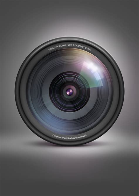 Camera Lens By Kreativa On Dribbble