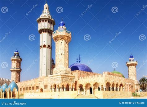 La Grande Mosquée Touba Sénégal Afrique De Louest Photo Stock