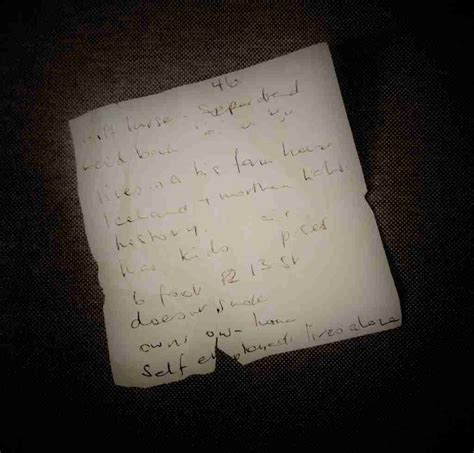 A Troubadour In A Glastonbury Supermarket And A Mysterious Note