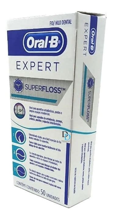 Hilo Dental Superfloss Oral B Con 50 Piezas Bracket Puente Salud 360
