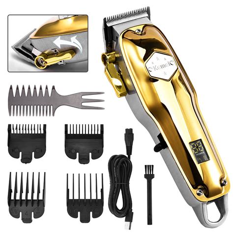 Cordless is the way to go for the man who's consistently on the go as well. BSEKA Professional Hair Clippers Cordless Hair Trimmer Set ...