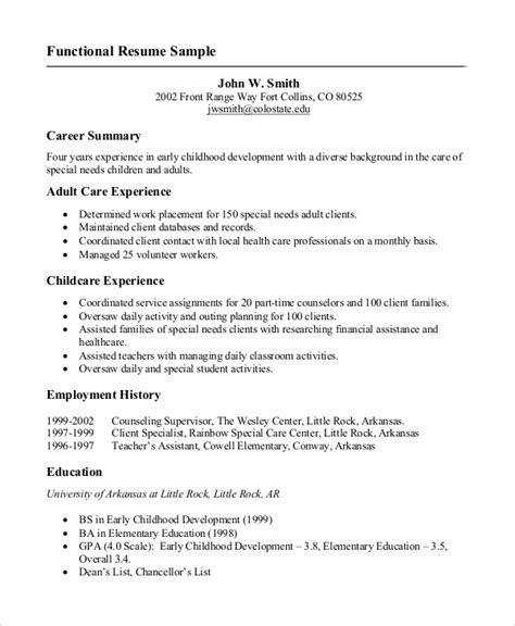 Simple, attractive and professional layout. FREE 8+ Resume Samples for Job in MS Word | PDF