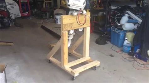 How To Build A Outboard Motor Stand Builders Villa