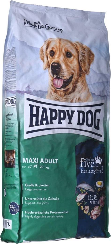 Happy Dog Supreme Fit And Vital Maxi Adult Torrfoder För Hundar Fjäderfä
