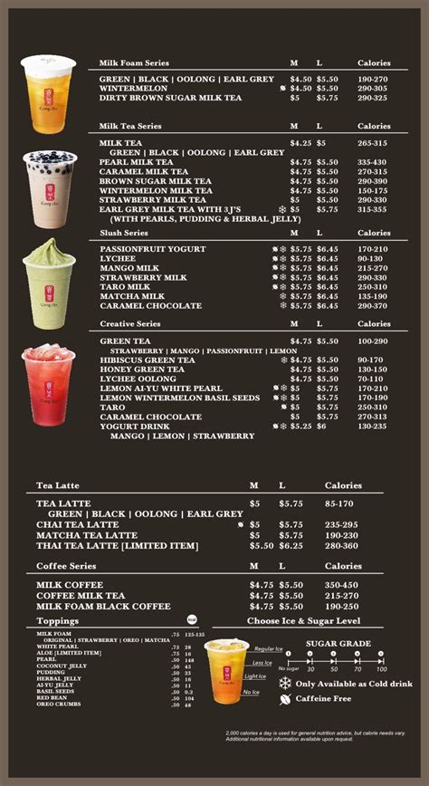 Make bubble tea like a barista in the comfort of your own home. Bubble Tea Selection - Gong Cha USA | Gong Cha USA | Bubble tea menu, Milk tea recipes, Boba tea ...