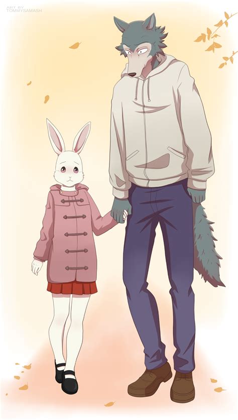 Haru And Legoshi Are Walking Commission By Tommysamash On Deviantart