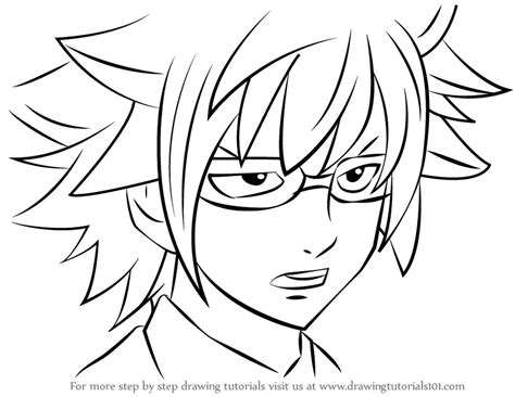 How To Draw Loke From Fairy Tail Fairy Tail Step By Step