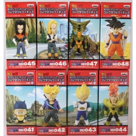 Banpresto Figuras De Acci N De Dragon Ball Z 8 Piezas Wcf Dwc Vol 6 Qversion