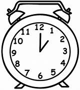 Clock Coloring Drawing Alarm Line Grandpa Reloj Clipart Sheets Drawings Da Mapa Mental Clocks Place Getcolorings Getdrawings sketch template