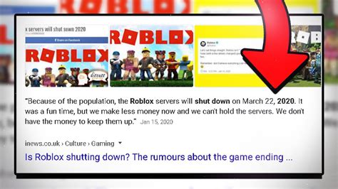Popular roleplaying platform roblox is not going to shut. Is Roblox Actually SHUTTING DOWN in 2020...? - YouTube