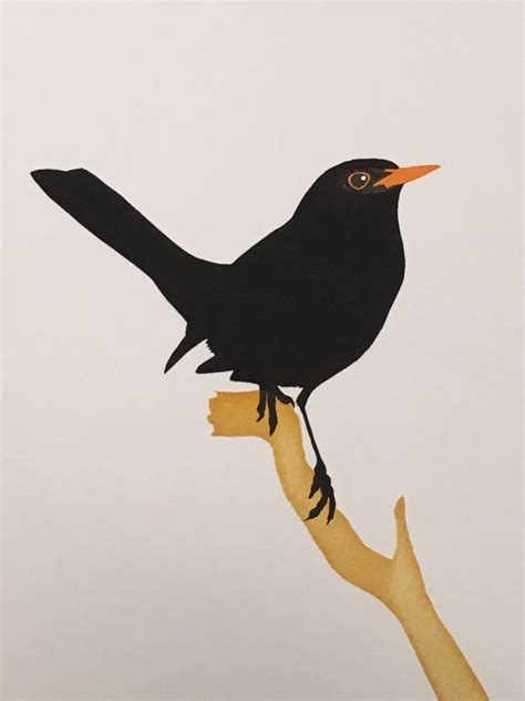 A Beautiful Idea Blackbird Drawing - HEART WITH DRAWING