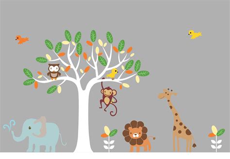 43 Animal Wallpaper For Nursery Wallpapersafari