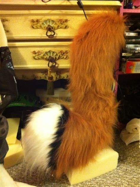 How to make a fox tail with felt. Fox Tail (Costume Tail!) · How To Make A Tail · Art and ...