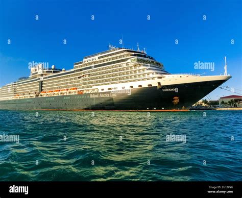 Oranjestad Aruba December 4 2019 The Cruise Ship Holland America