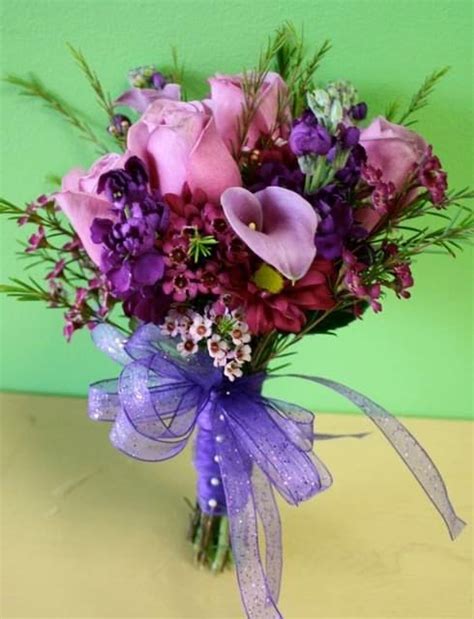 Purple Rain Prom Bouquet Belvedere Flowers Of Havertown Pa