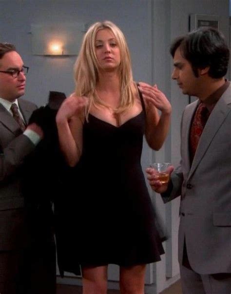 Dress Black Big Bang Theory Kaley Cuoco Black Dress Wheretoget