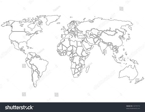 World Map Contour Afp Cv