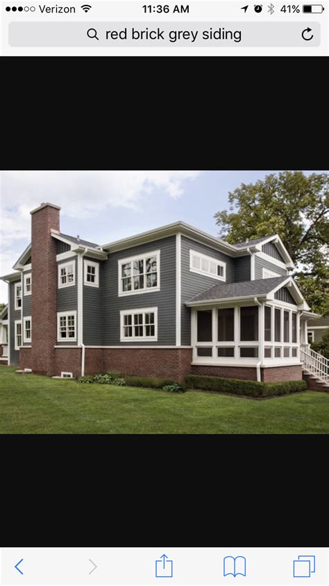 What's the best shutter color for a red brick house? Red brick, grey siding, white trim, but of course with ...