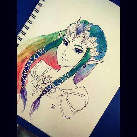 Rainbow Zelda By Chocochan33 On Deviantart